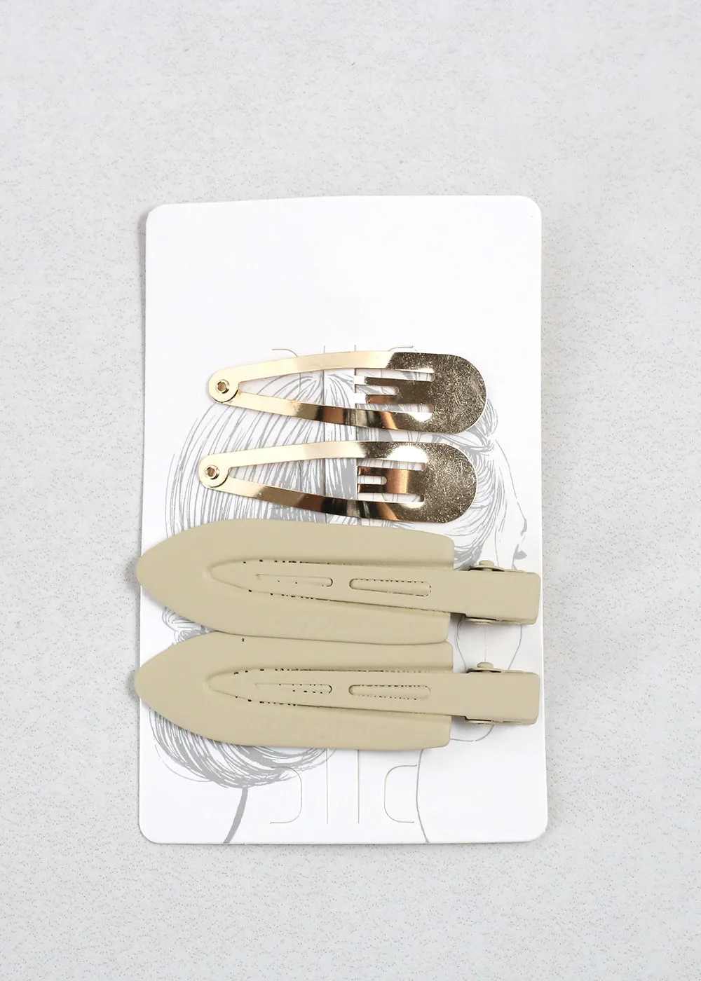2 Pair Hair Clips