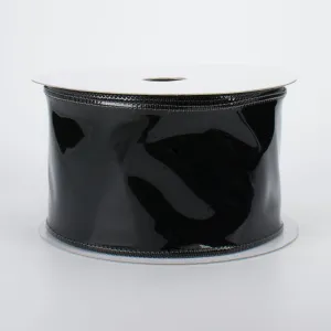 2.5" Jelly Ribbon: Black (10 Yards)