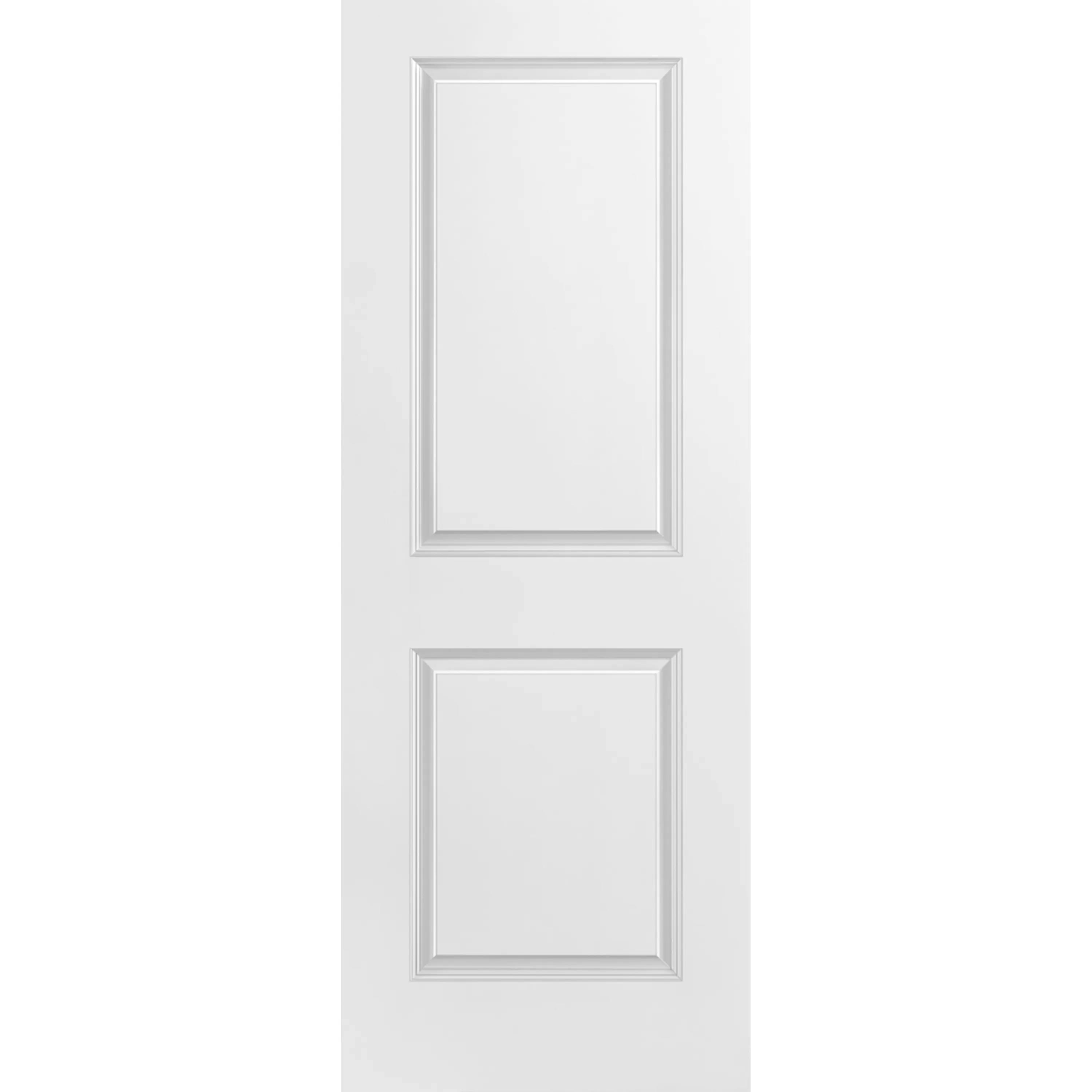 36"x96" 2 Panel Square Smooth Moulded Panel Door Hollow Core