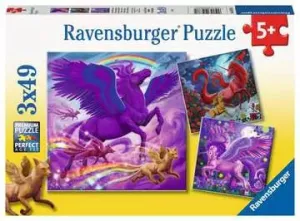 3x49pc Puzzle: Mythical Majesty