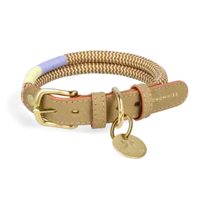 Adjustable Dog Collar | Summer with Vegan Mycelium Leather
