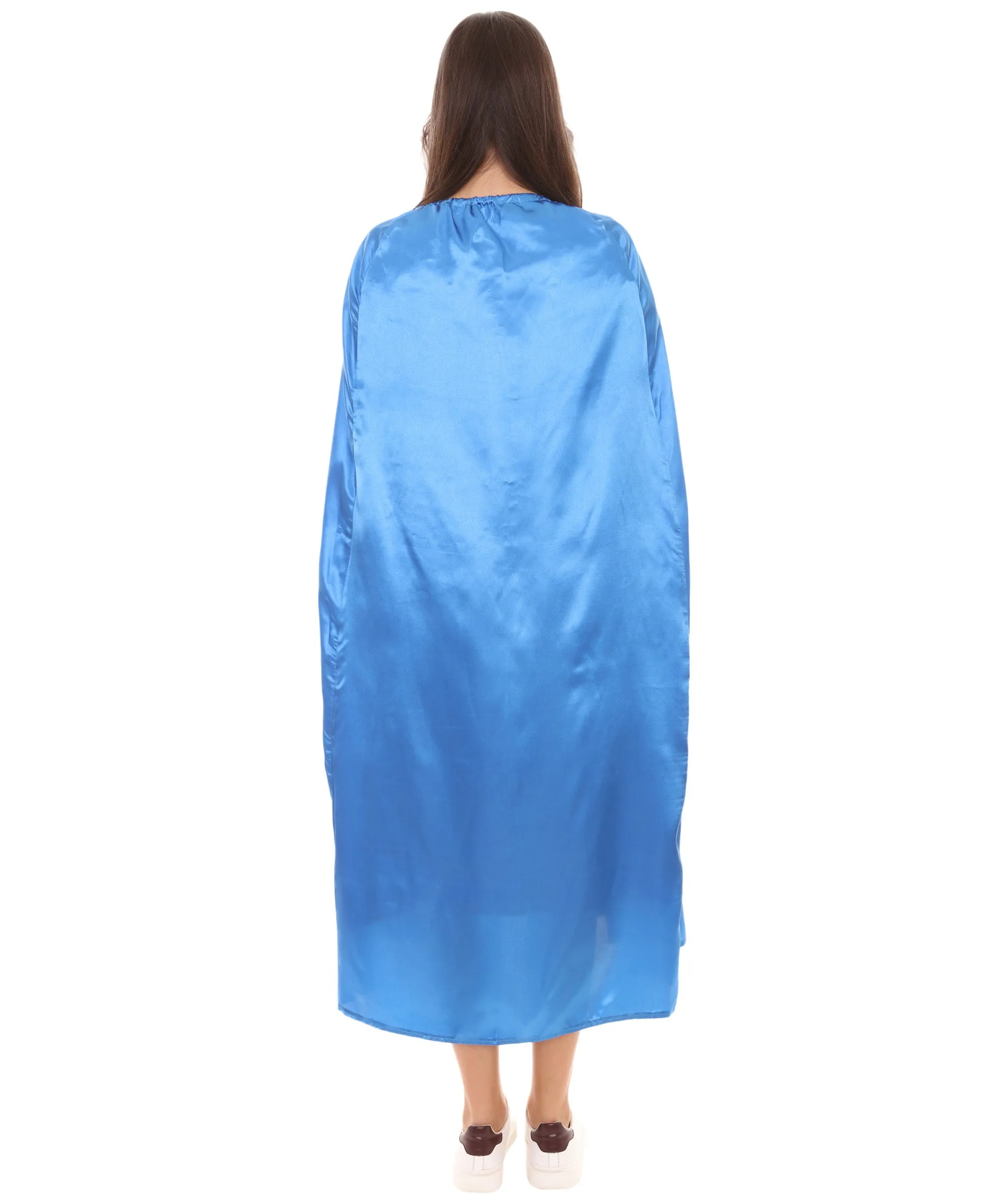 Adult Women's Dragon Queen Blue Dress with Cloak Costume , Blue Cosplay Costume