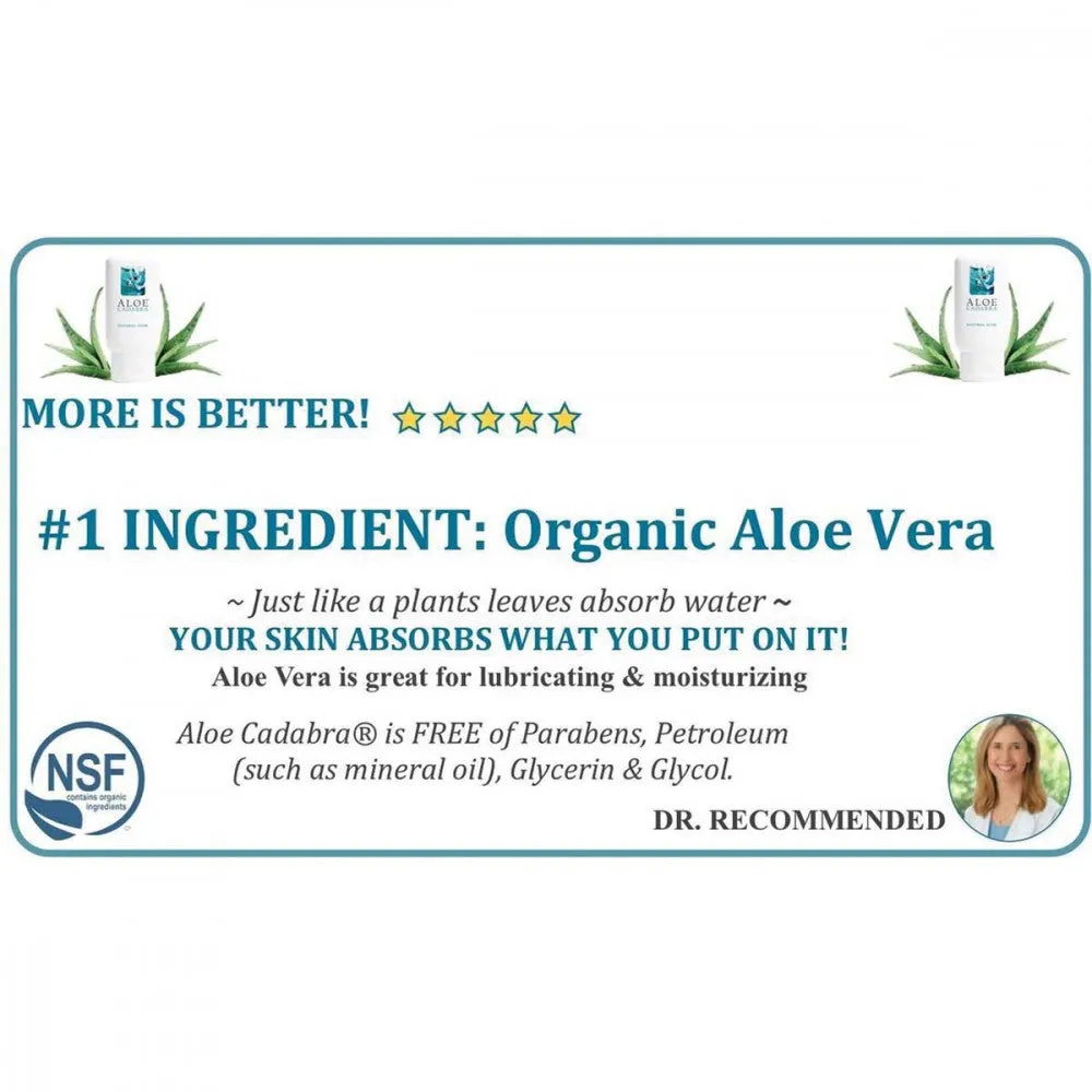 Aloe Cadabra Natural Aloe Water-Based Lubricant