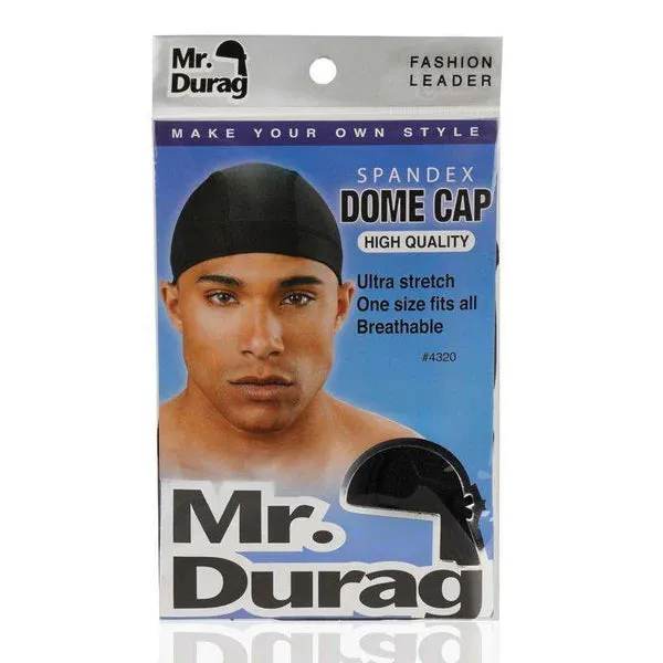 Annie Mr Durag Spandex Dome Cap Black 4320
