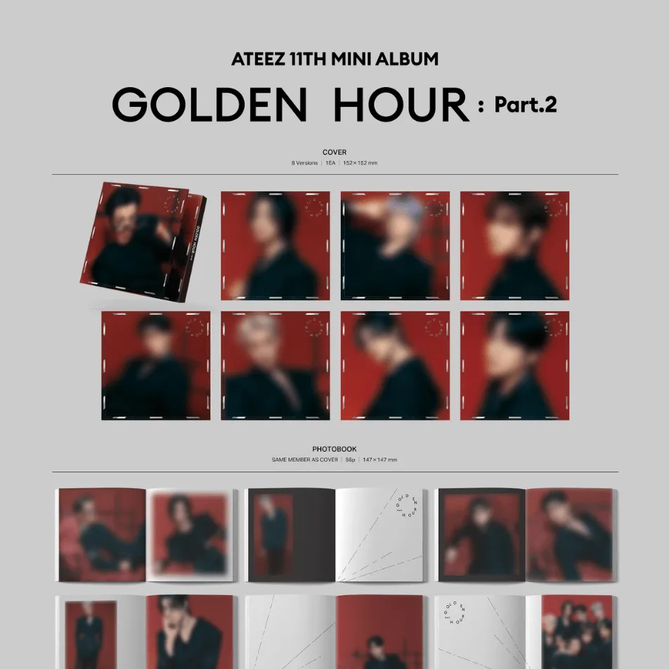 [ATEEZ] 11th EP [GOLDEN HOUR : Part.2] (1CD) (Digipak VER.)