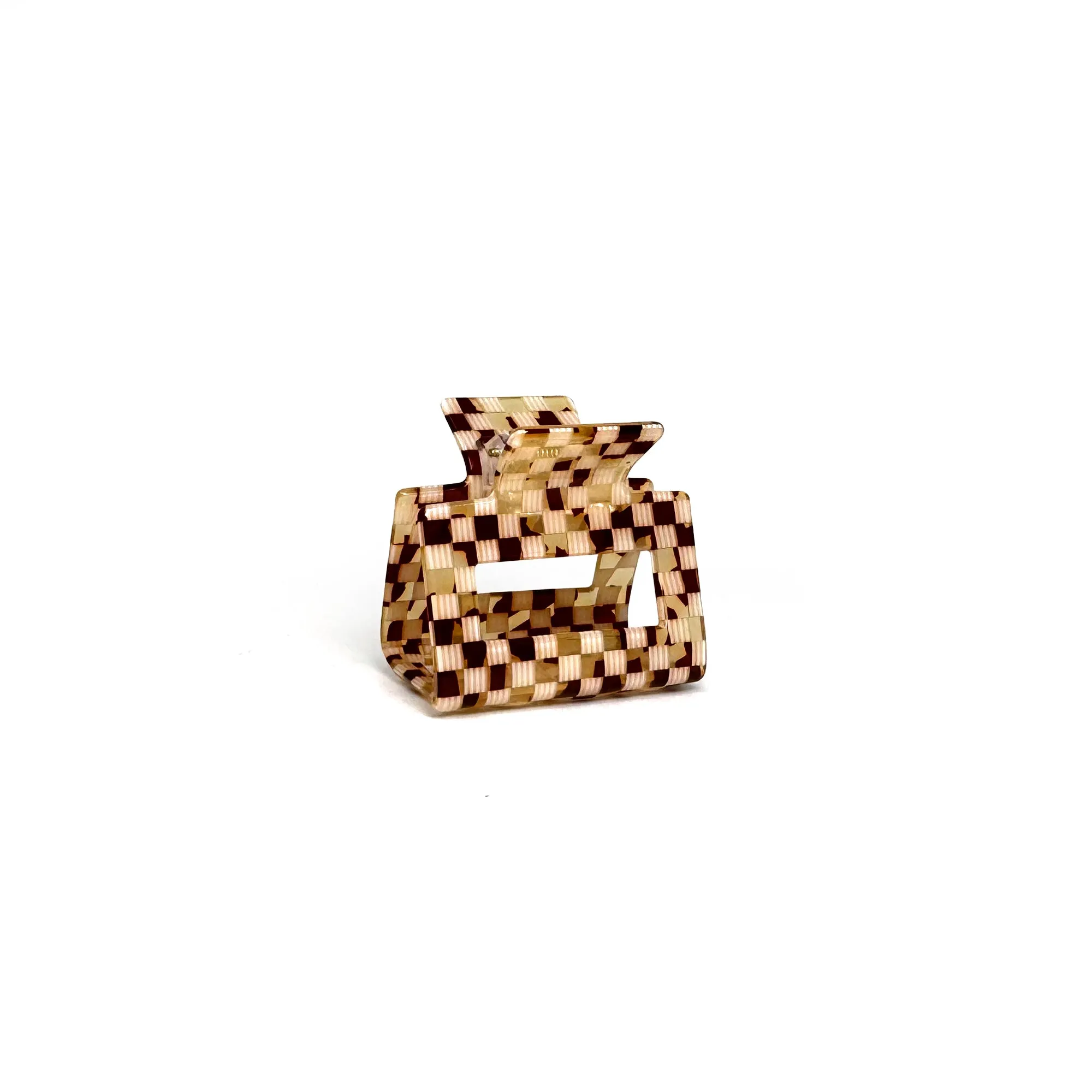 Basketweave Hair Claw – Elegant Textured Hair Accessory | Stylish Everyday Clip