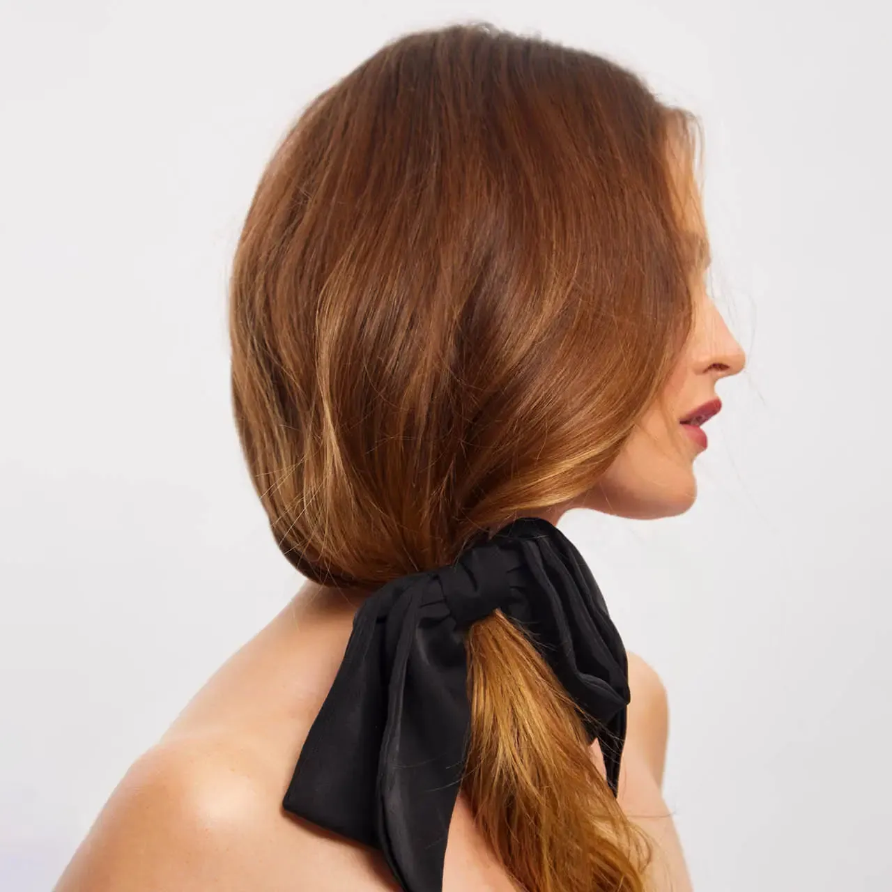 Black Hair Bow Clip