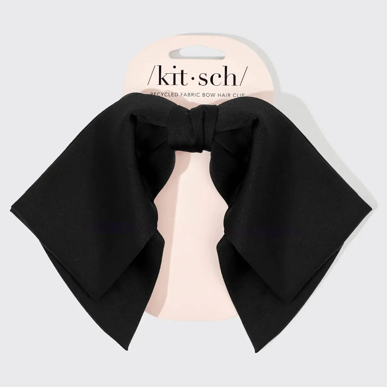 Black Hair Bow Clip
