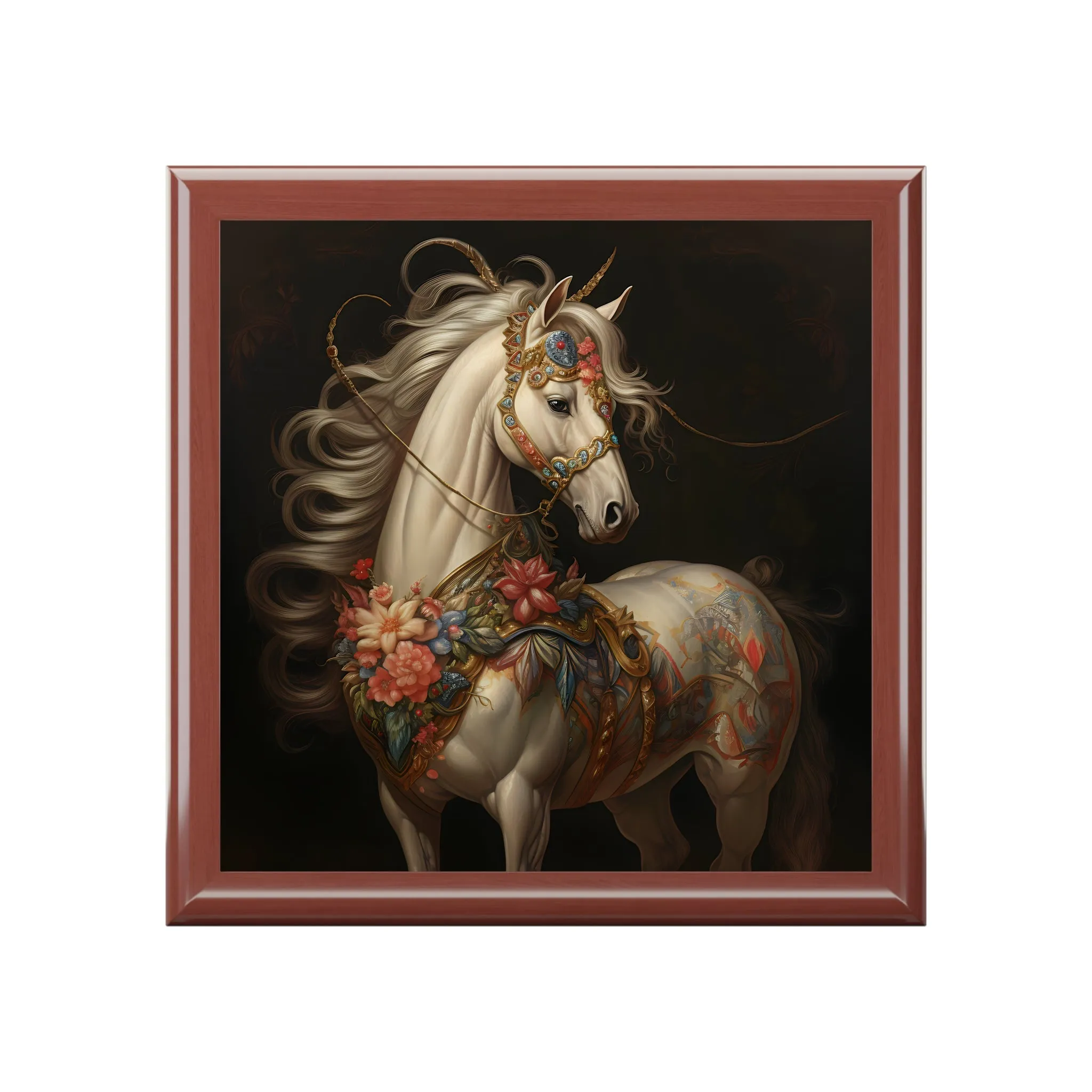 BOHO Royal Unicorn Jewelry Box