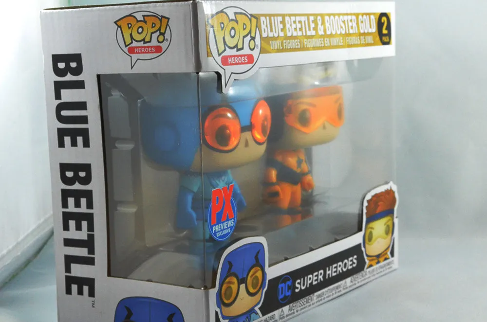 Booster Gold & Blue Beetle 2 Pack POP Heroes
