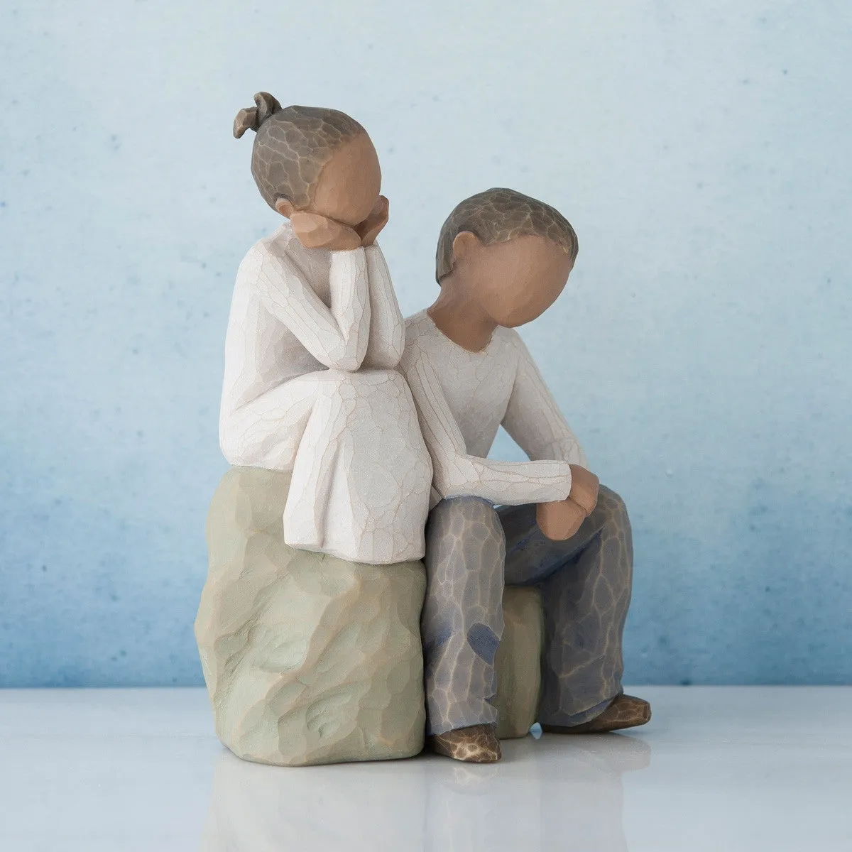 Brother and Sister (darker skin) - By My Side