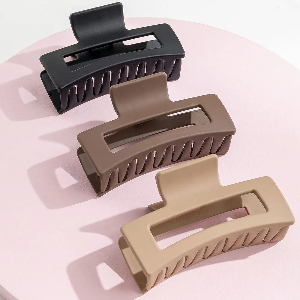 Brushworks Classic Claw Clips Pack of 3