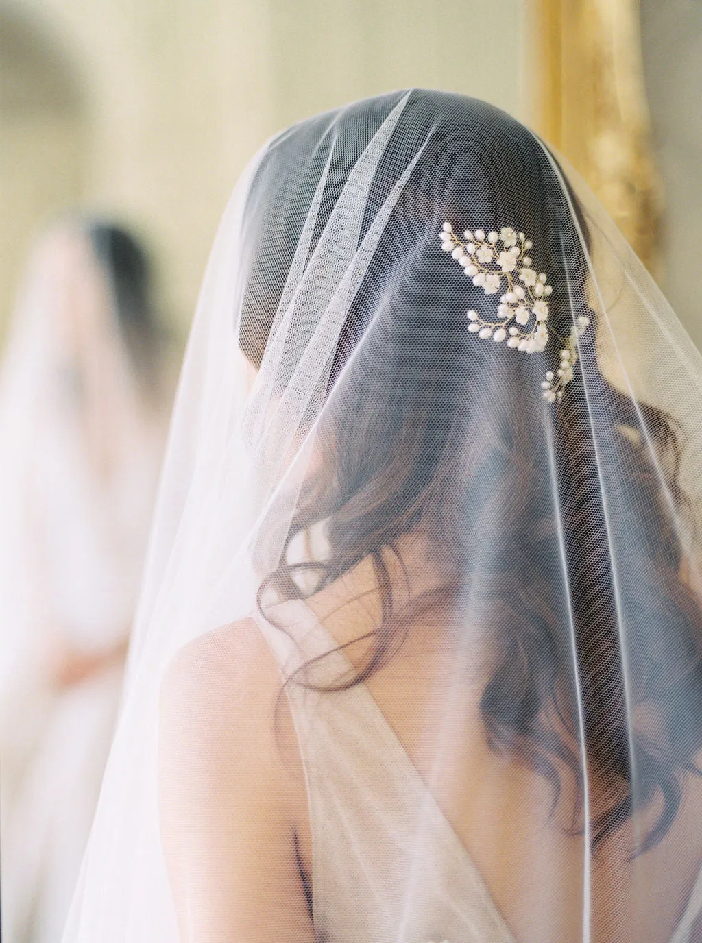 CLAUDETTE | Floral Wedding Hair Pins