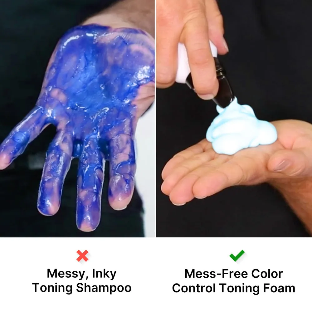 Color Control Blue Toning   Styling Foam