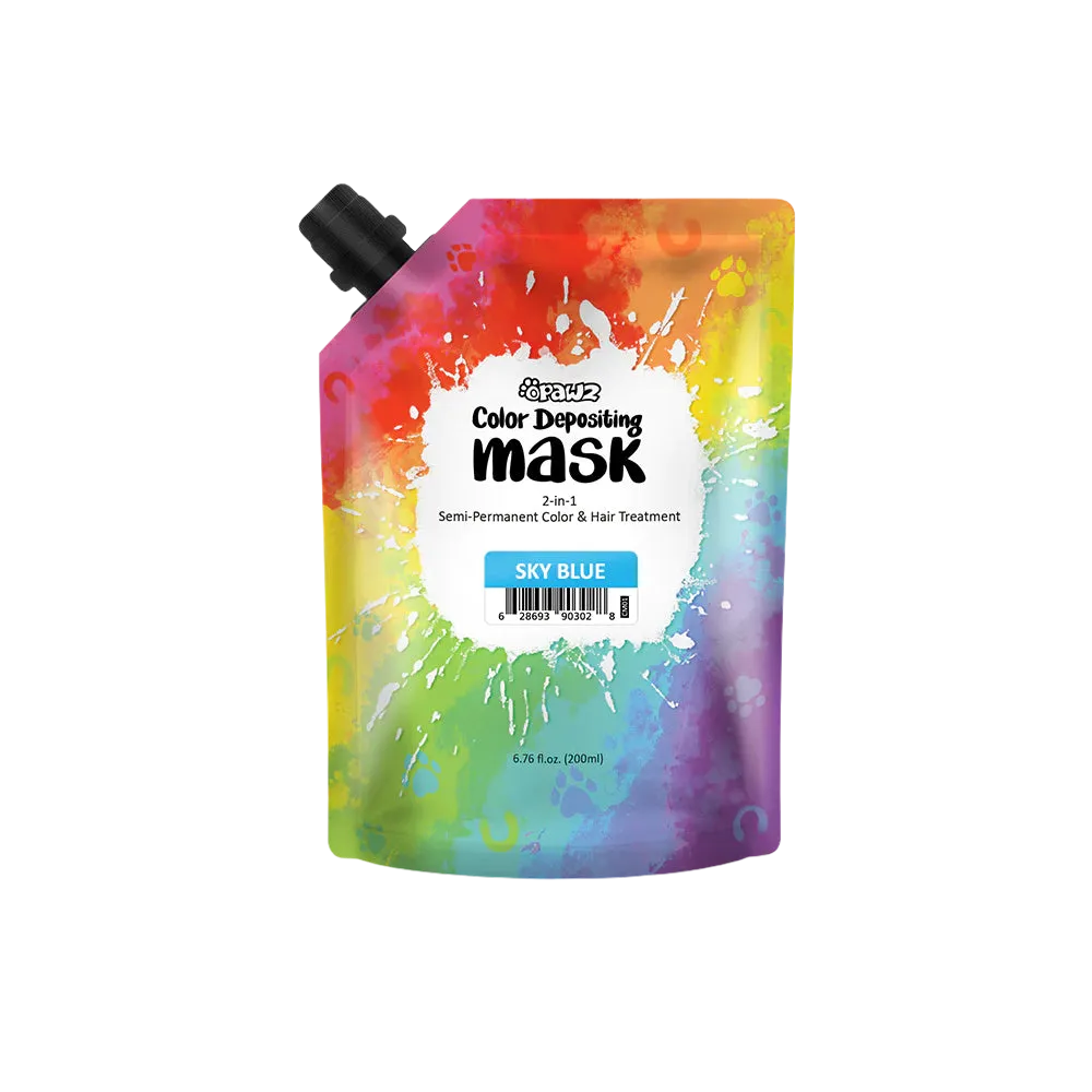 Color Depositing Mask Sky Blue 200ml by Opawz