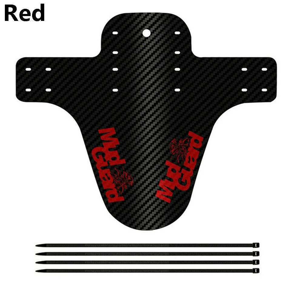 Colorful Mud Guard Wings Carbon Fiber  Cycling Accessories Front Rear Mudguard Mountain Bike Fenders Road Bicycle Parts
