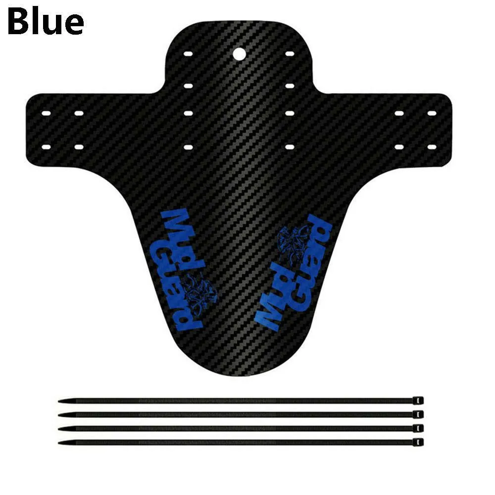 Colorful Mud Guard Wings Carbon Fiber  Cycling Accessories Front Rear Mudguard Mountain Bike Fenders Road Bicycle Parts
