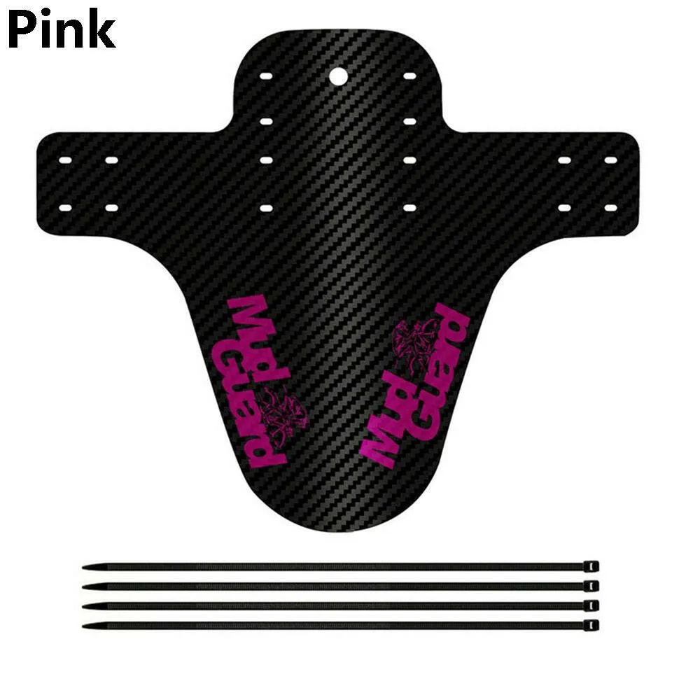 Colorful Mud Guard Wings Carbon Fiber  Cycling Accessories Front Rear Mudguard Mountain Bike Fenders Road Bicycle Parts