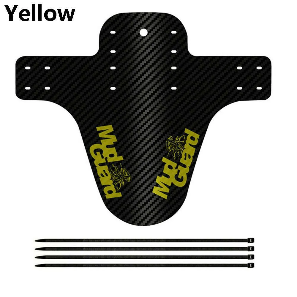 Colorful Mud Guard Wings Carbon Fiber  Cycling Accessories Front Rear Mudguard Mountain Bike Fenders Road Bicycle Parts