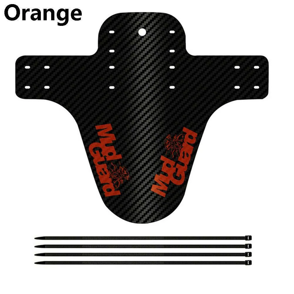 Colorful Mud Guard Wings Carbon Fiber  Cycling Accessories Front Rear Mudguard Mountain Bike Fenders Road Bicycle Parts