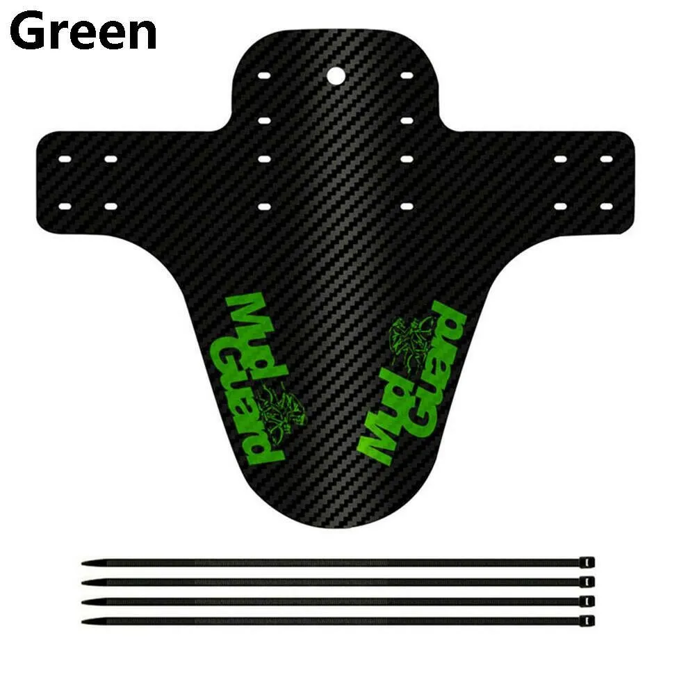 Colorful Mud Guard Wings Carbon Fiber  Cycling Accessories Front Rear Mudguard Mountain Bike Fenders Road Bicycle Parts