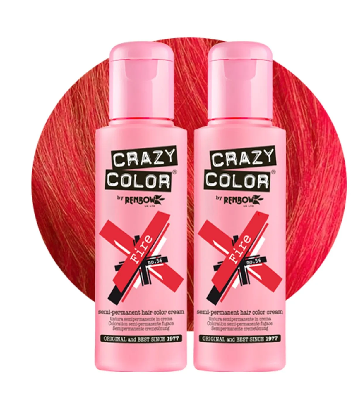 Crazy Color - Fire Red