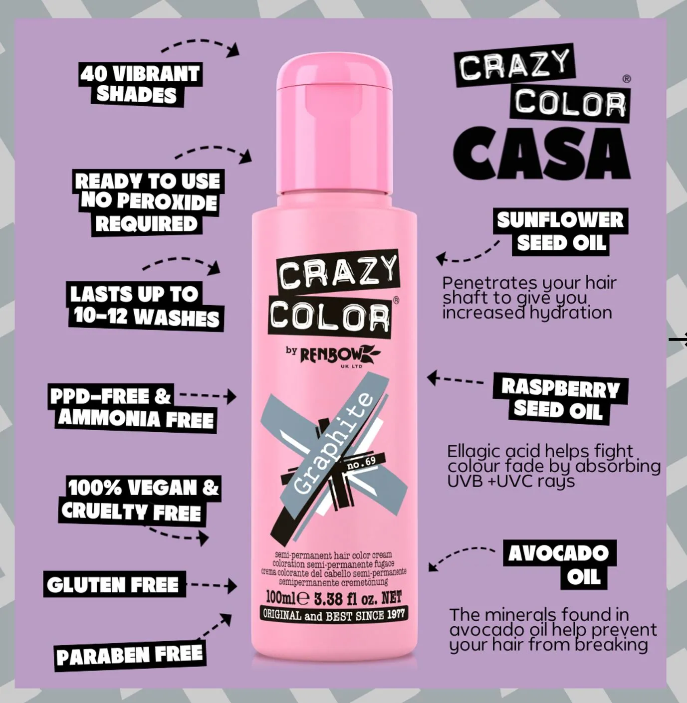 Crazy Color - Graphite