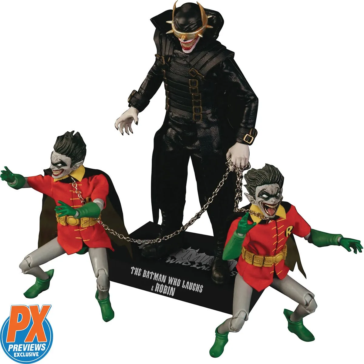 Dark Nights: Metal The Batman Who Laughs and Robin DAH-063DX 8-Ction Heroes Action Figure - FCBD 2023 Previews Exclusive - Beast Kingdom