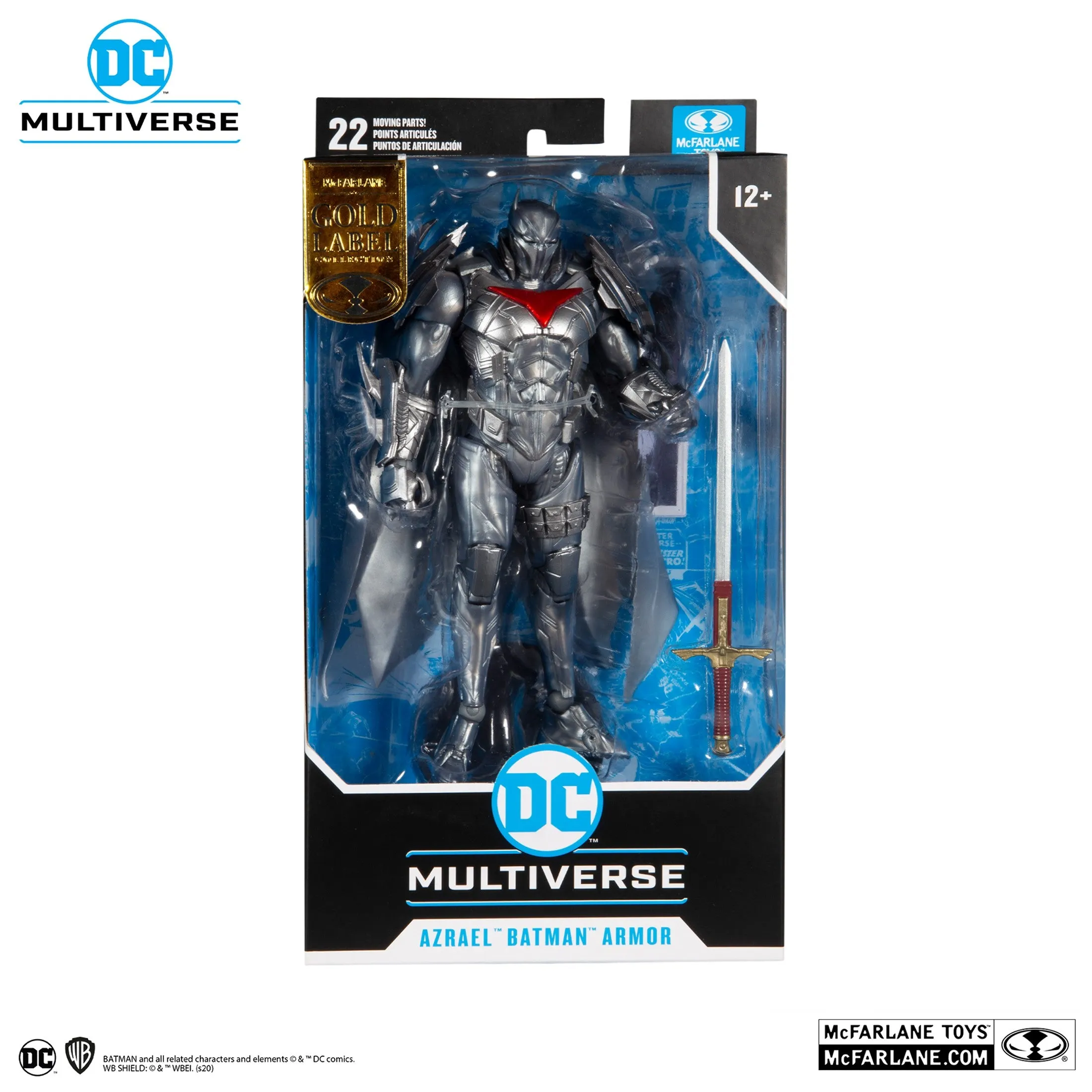 DC Multiverse Azrael Batman Armor (Gold Label) 7" Inch Action Figure - McFarlane Toys