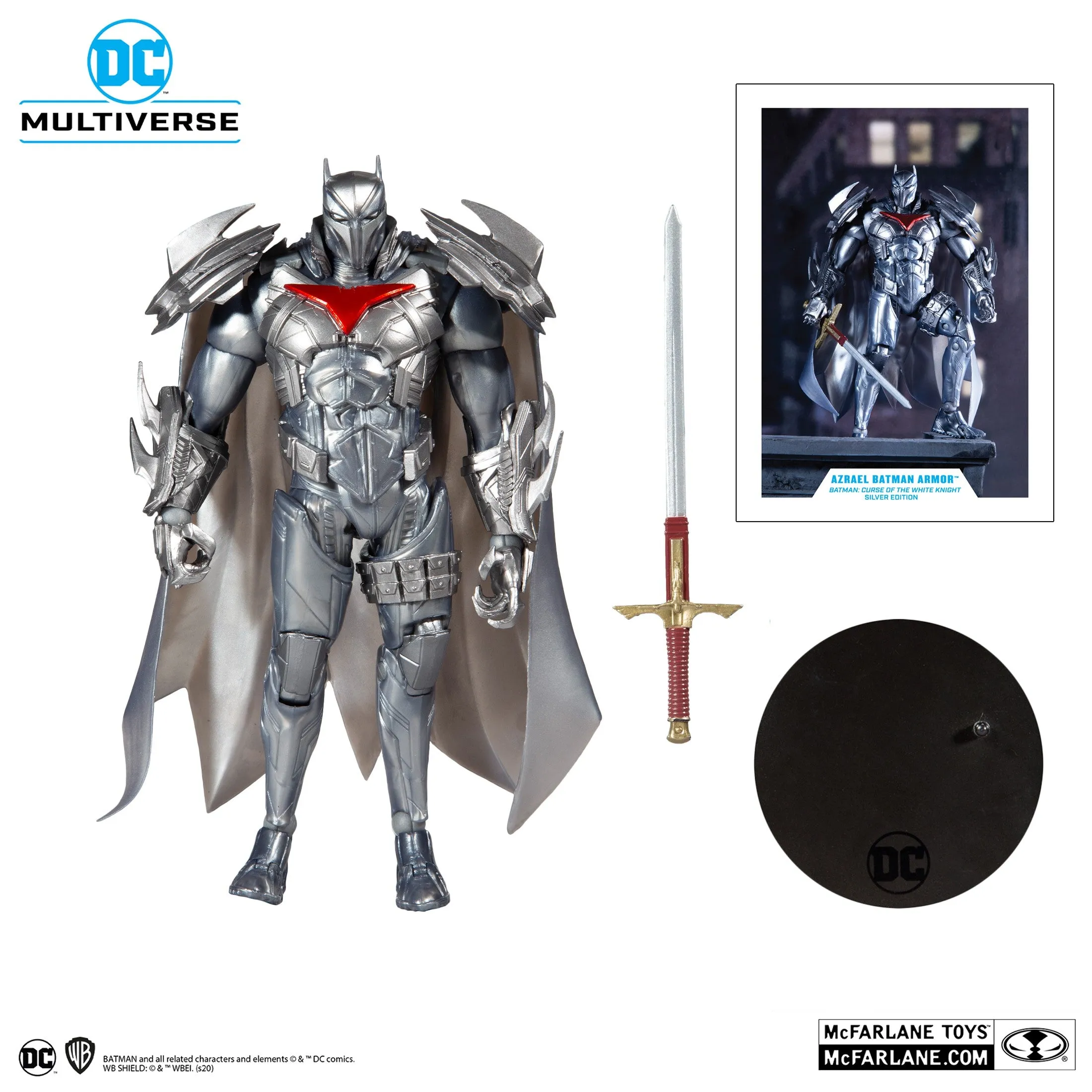 DC Multiverse Azrael Batman Armor (Gold Label) 7" Inch Action Figure - McFarlane Toys