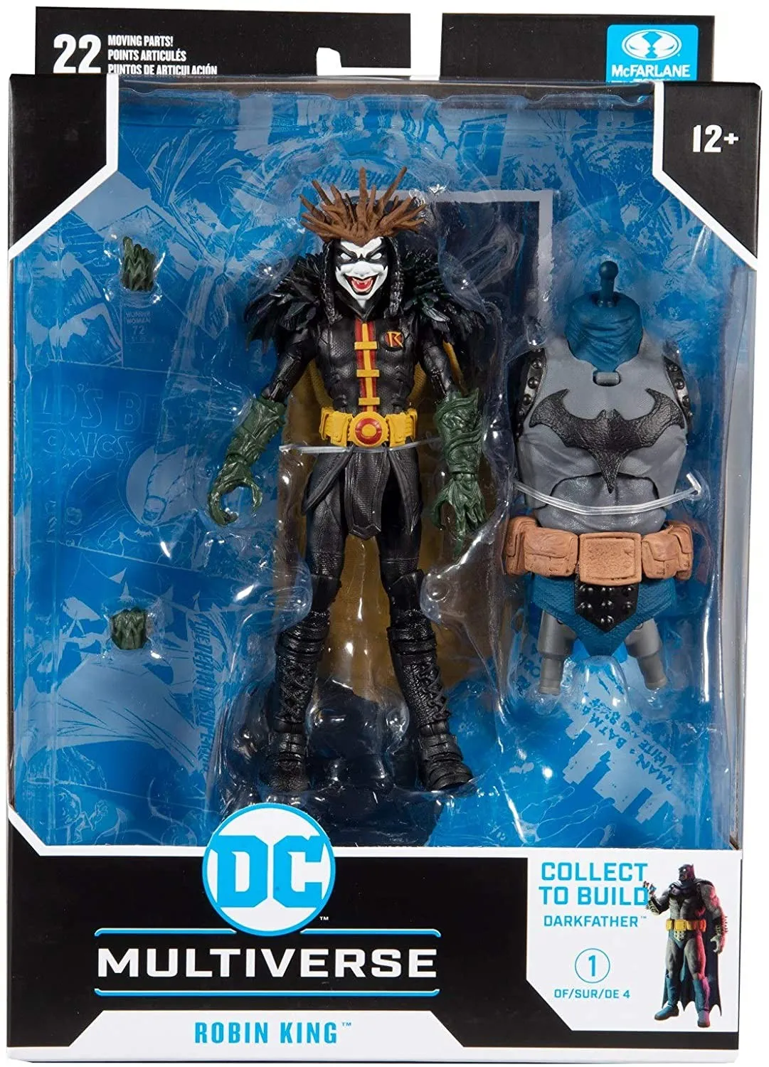 DC Multiverse Death Metal Robin King 7" Inch Action Figure with Build a Figure for 'Darkfather' Figure (BAF) - McFarlane Toys