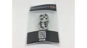 Dice Without Two CLEAR CRYSTAL (2 Dice Set)