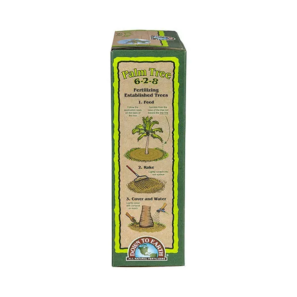 Down to Earth™, Palm Tree 6-2-8, All Natural Fertilizer, Blended (5 LBS.)
