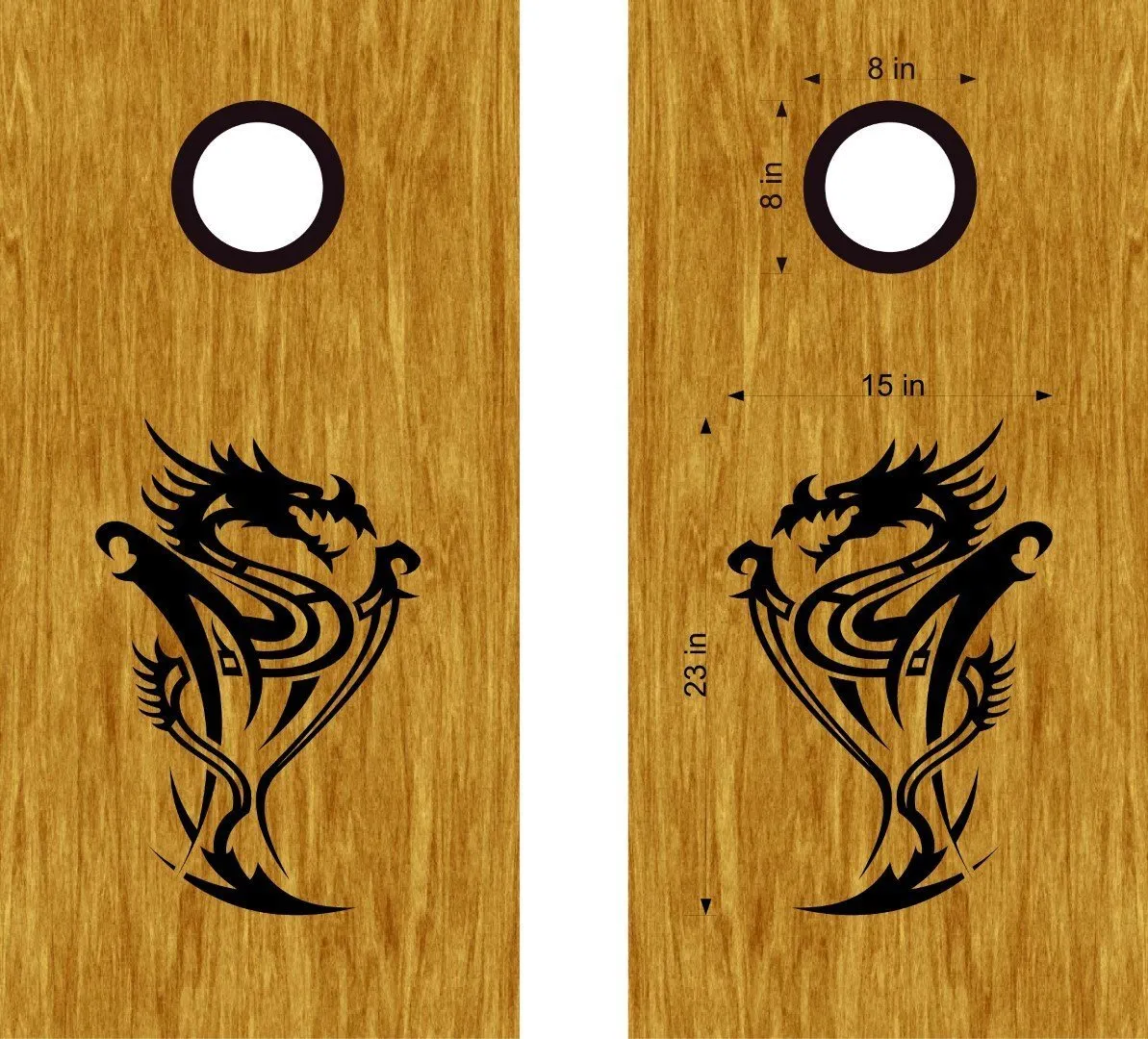 Dragon Cornhole Board Vinyl Decal Sticker DG42