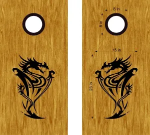 Dragon Cornhole Board Vinyl Decal Sticker DG42