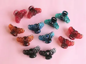 Dual Tone Spiral Hair Claws