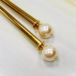Elegant Swarovski Pearl Hair Sticks, Wedding Hair Stick Bridal Hair Pin, hand made hair stick, shawl pin, sweater pin,