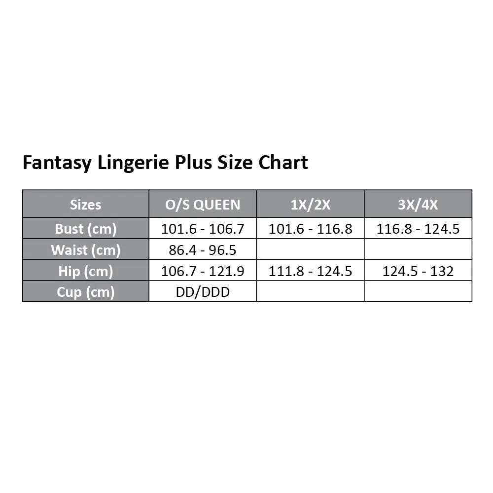Fantasy Lingerie Curve Night Service Maid Costume