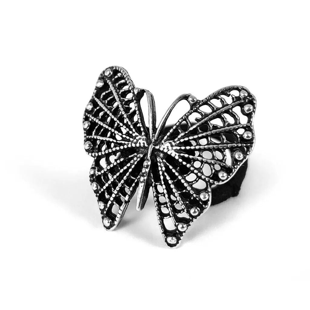 Filigree Butterfly Ponytail Holder