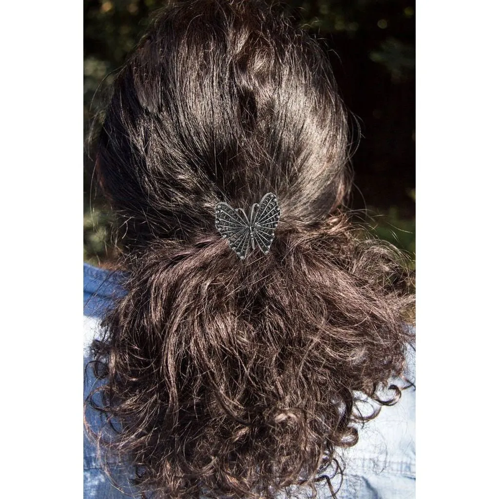 Filigree Butterfly Ponytail Holder