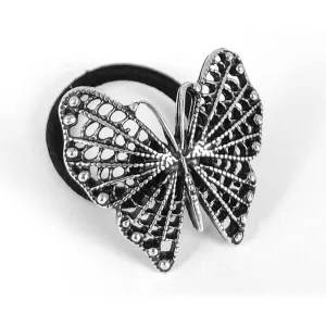 Filigree Butterfly Ponytail Holder