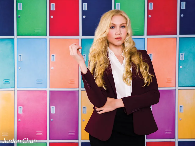 Fun Lockers Printed Photography Backdrop
