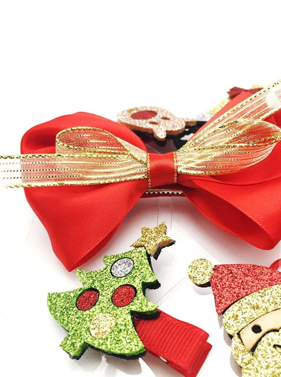 Girls Christmas Hair Clip Assortment