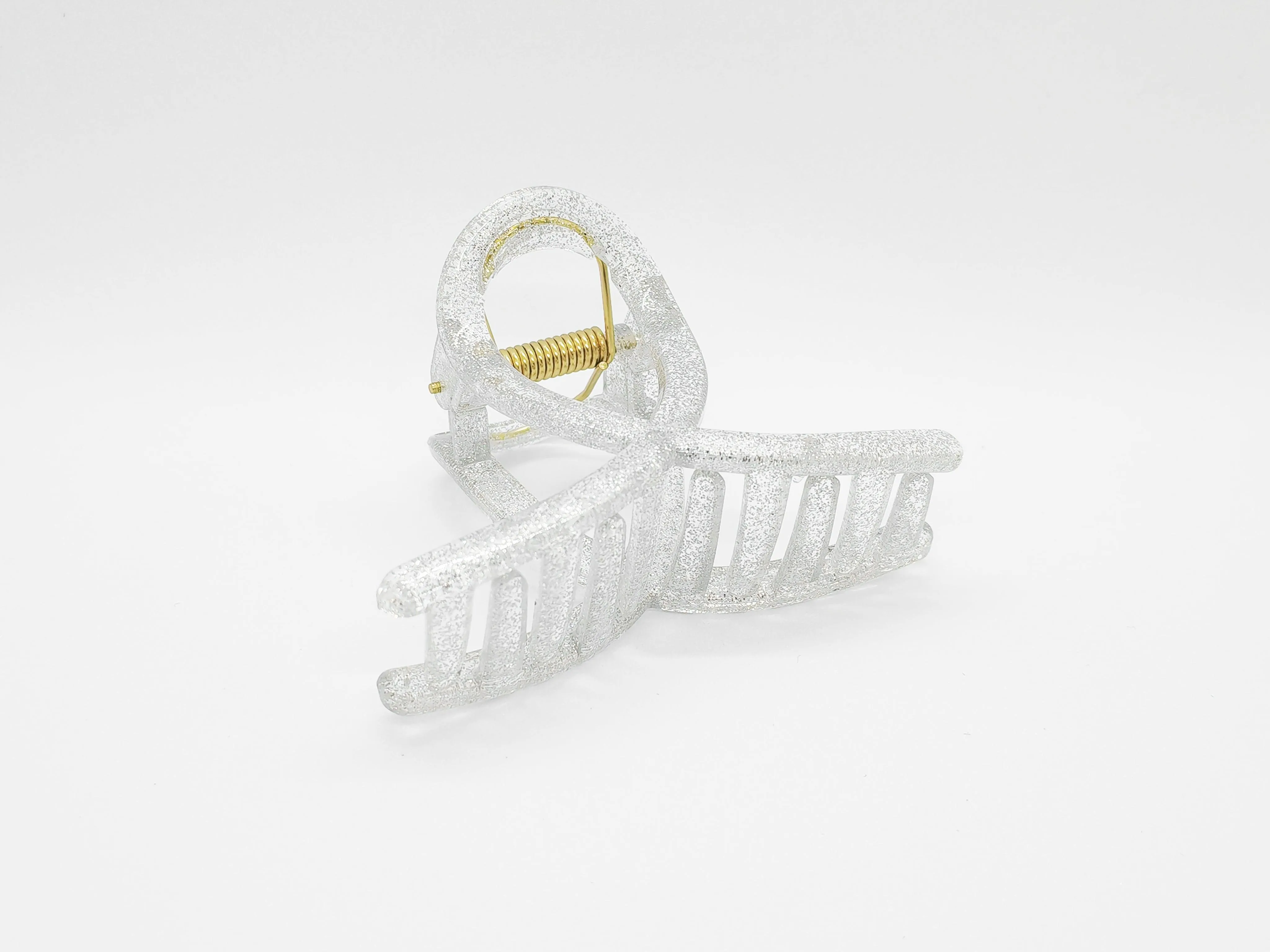 Glimmering Loop Hair Claw Clip