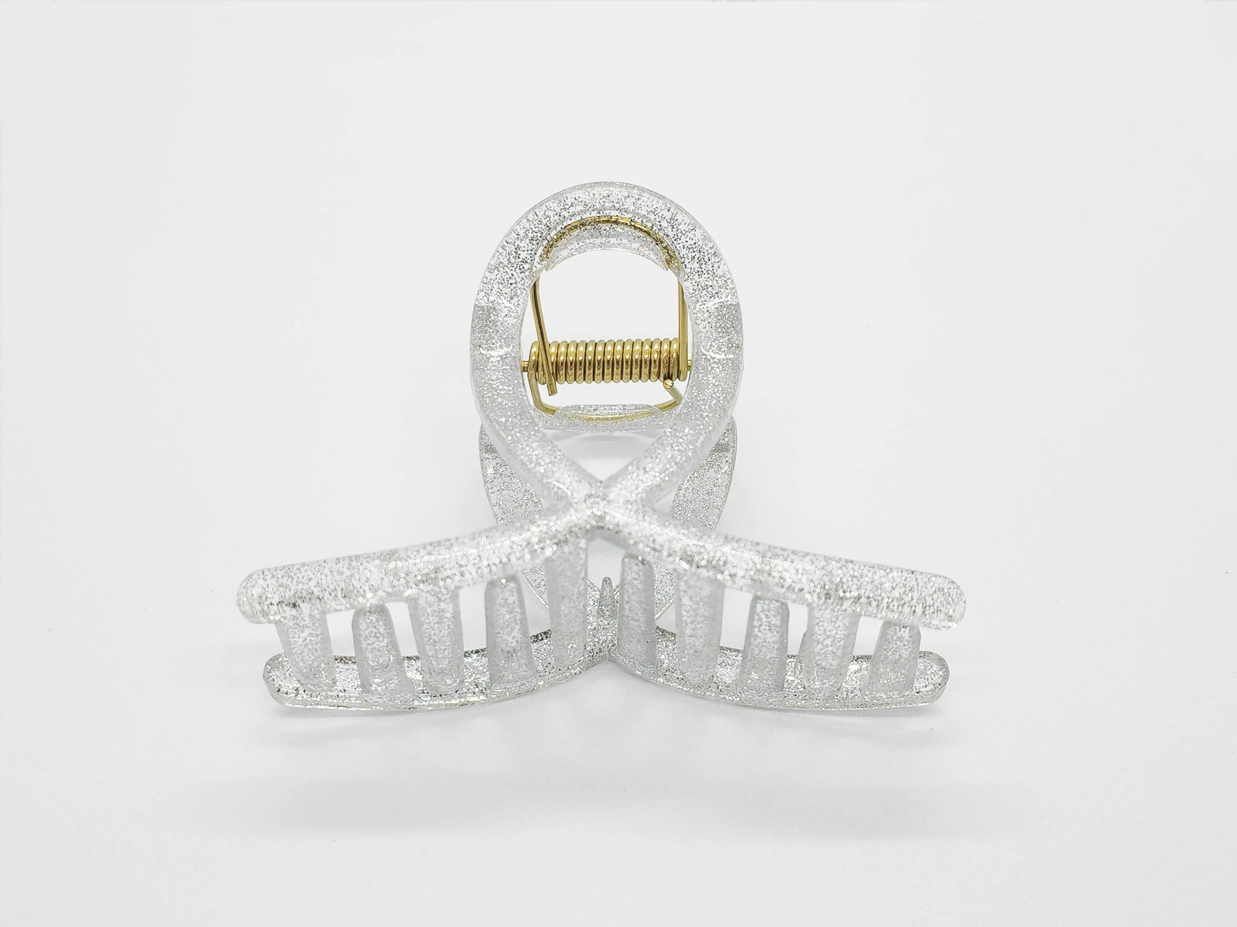 Glimmering Loop Hair Claw Clip