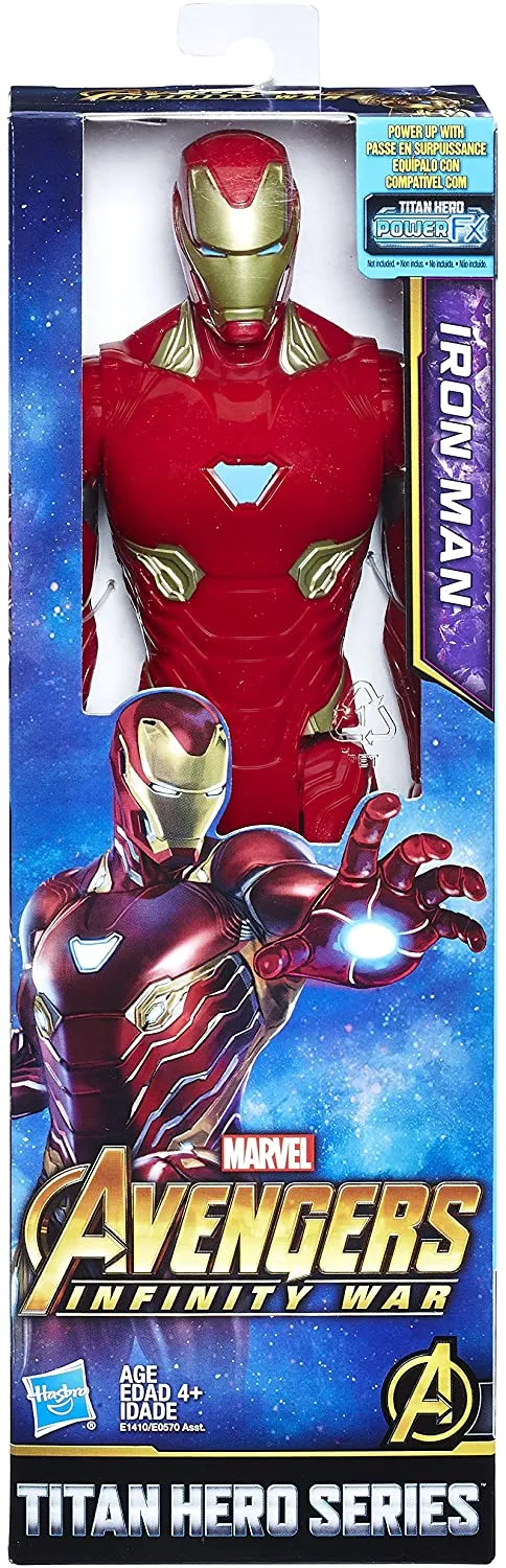 Hasbro Avengers Titan Hero Movie Action Figures Toys, 12" Assorted: Black Panther, Captain America, Iron Man, Captain Marvel and More