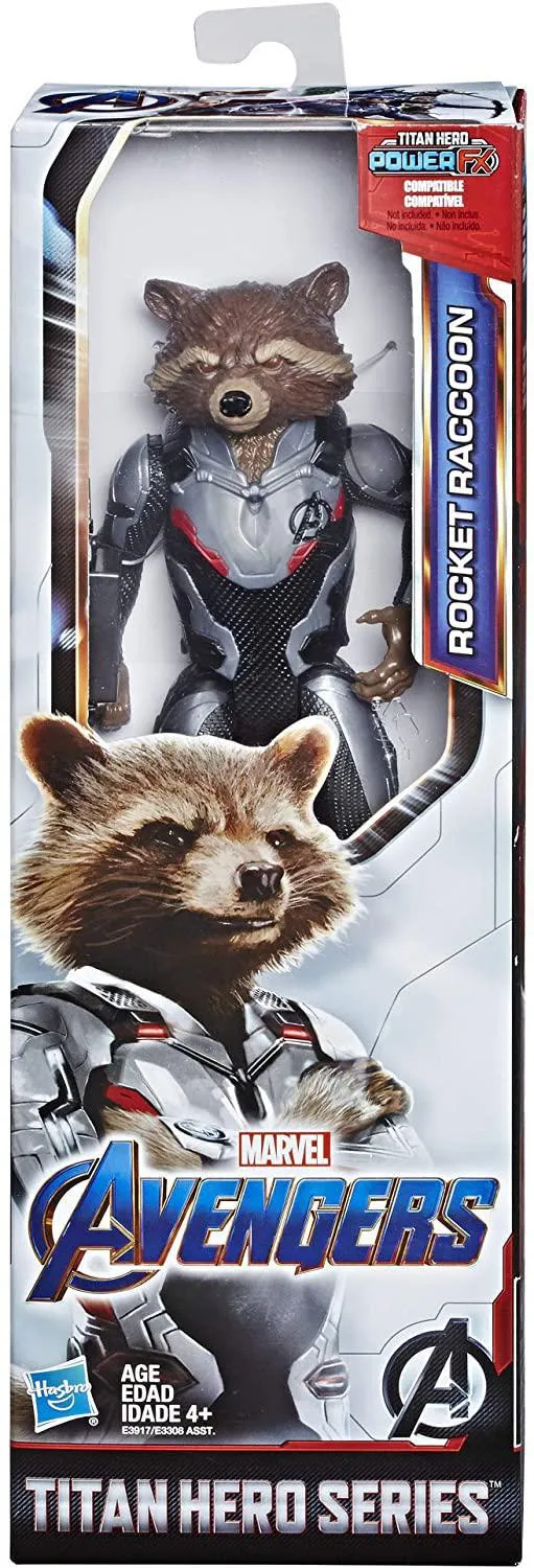 Hasbro Avengers Titan Hero Movie Action Figures Toys, Assorted: Iron Spider, Star-Lord, Valkyrie , Rocket Raccoon and More (12 inches)