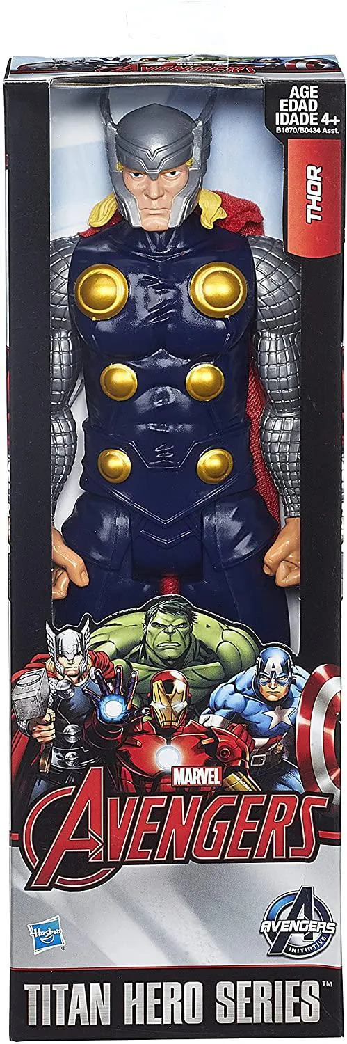 Hasbro Avengers Titan Hero Movie Action Figures Toys, Assorted: Iron Spider, Star-Lord, Valkyrie , Rocket Raccoon and More (12 inches)