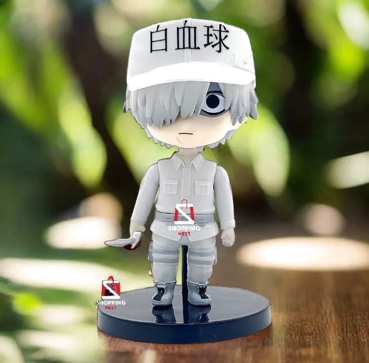 Hataraka Saibou White Blood Cell PVC Action Figures | 10.5 Cms |