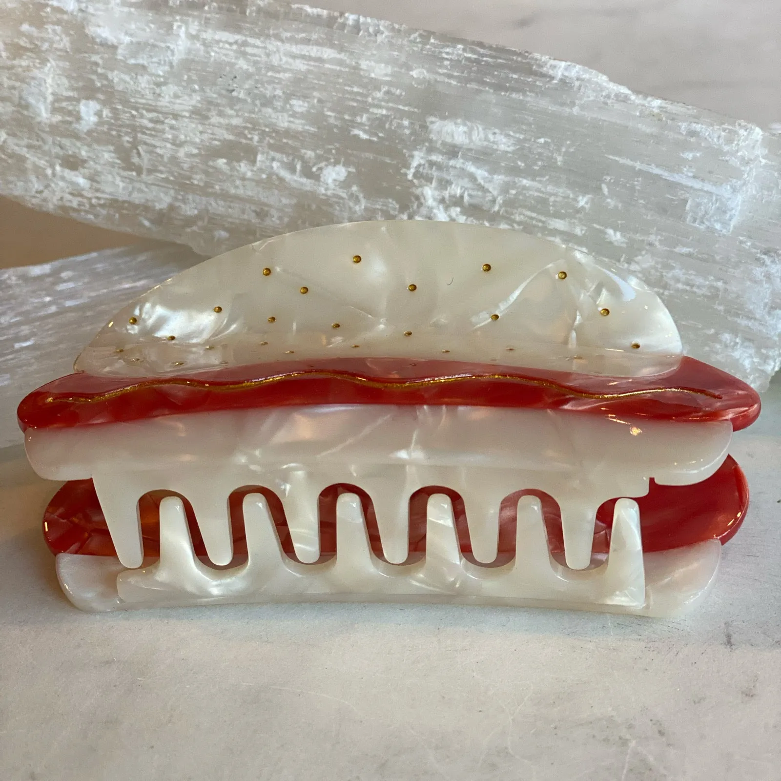 Hot Dog Hair Clip